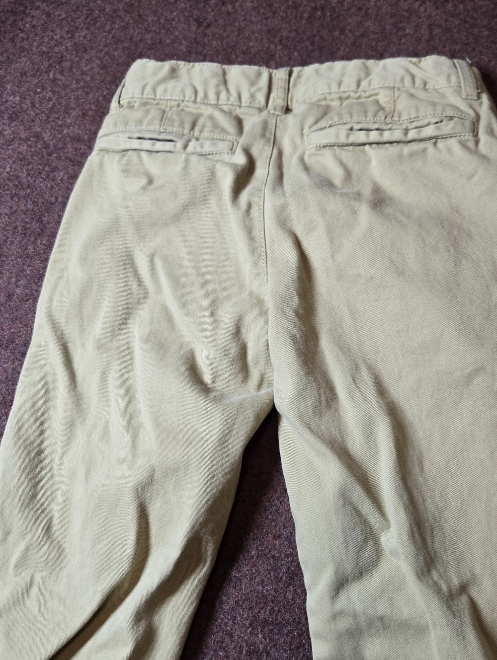 Childrens Place Size 7 Boys Chino Pant Adjustable Waist Tan - Picture 8 of 8
